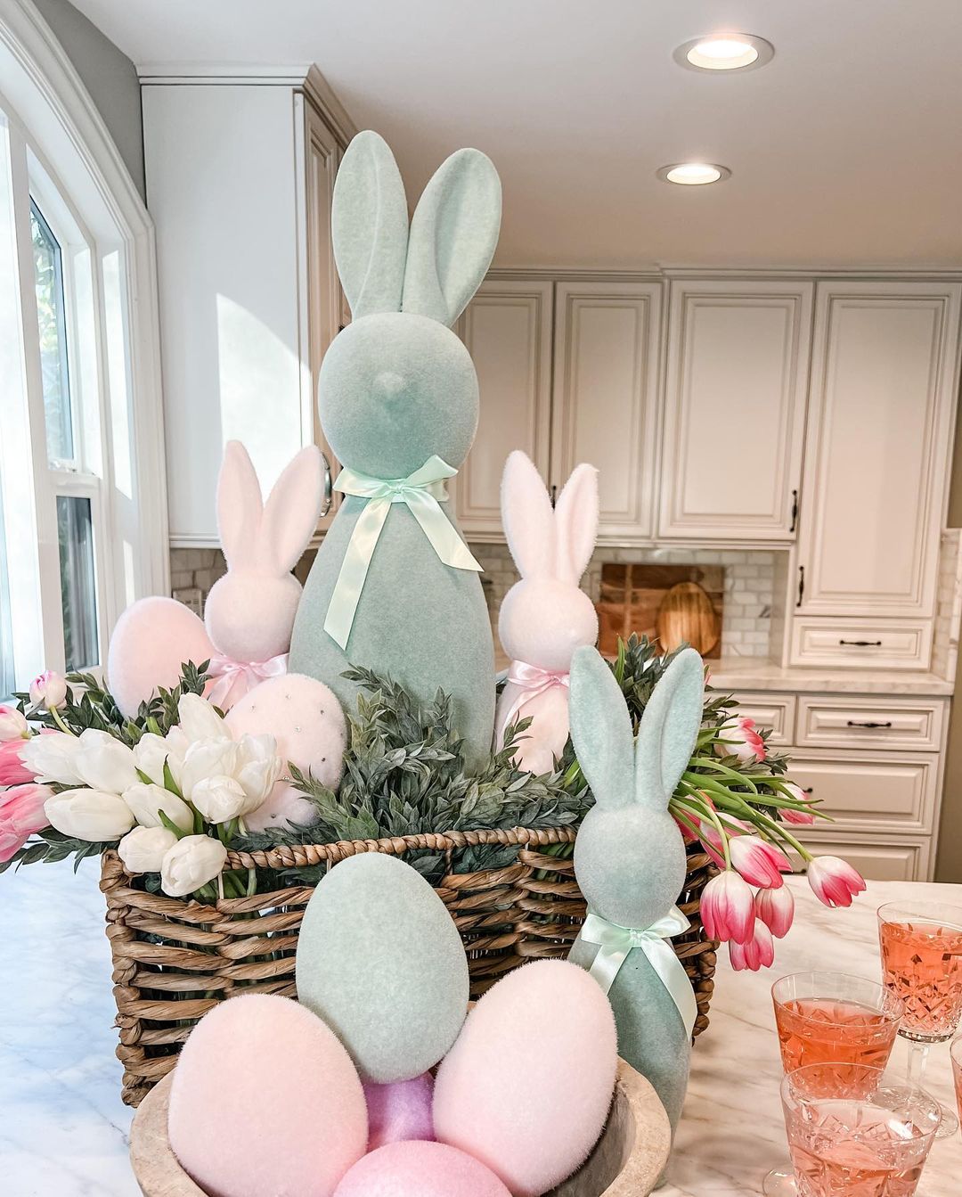 Pastel Spring Easter Display