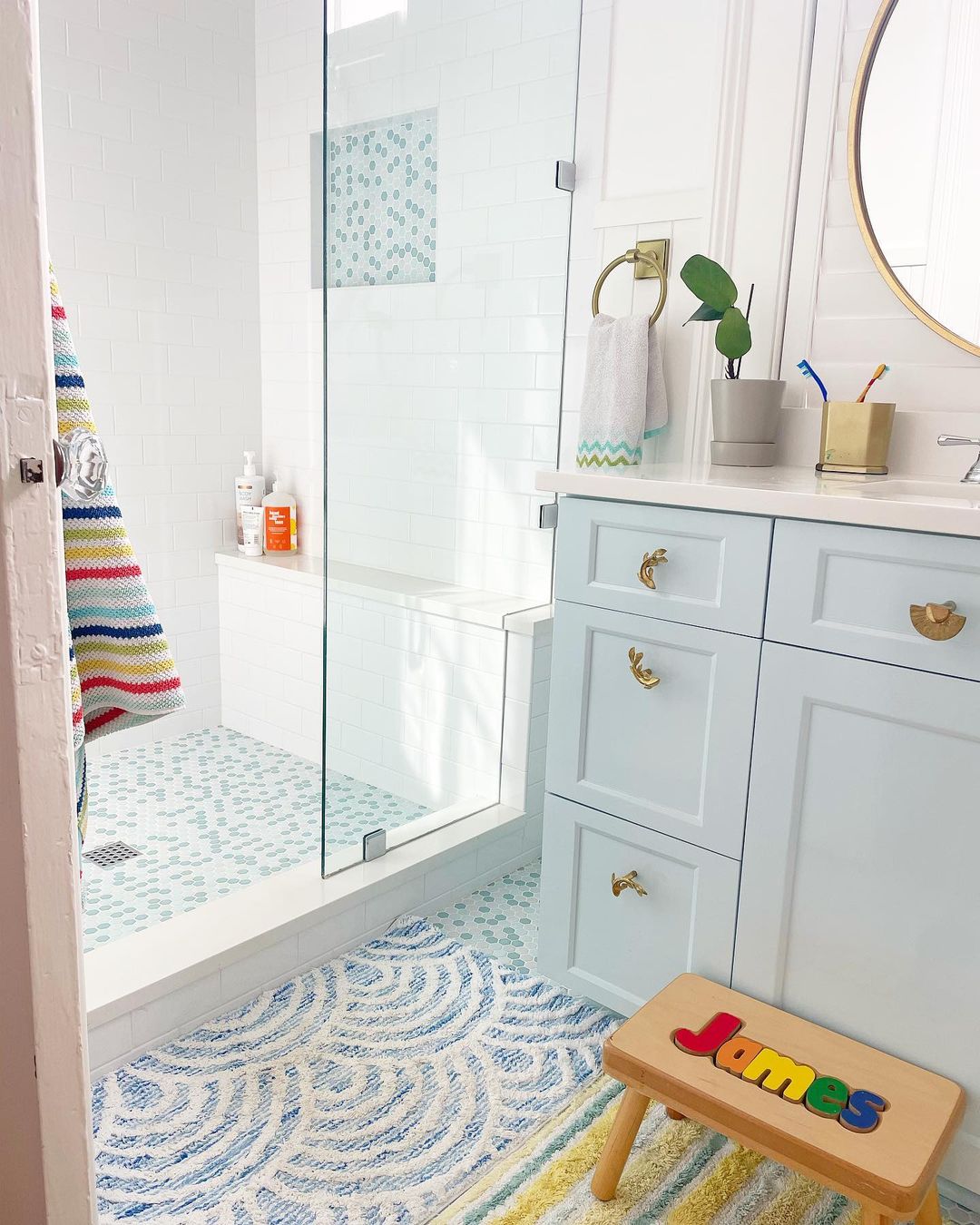 Personalized Playful Splash Bathroom