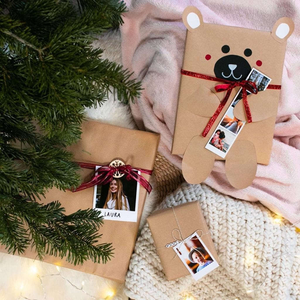 Photo Tag for a Christmas Gift