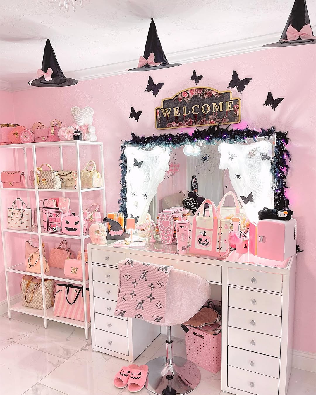 Pink Witchy Glam Style
