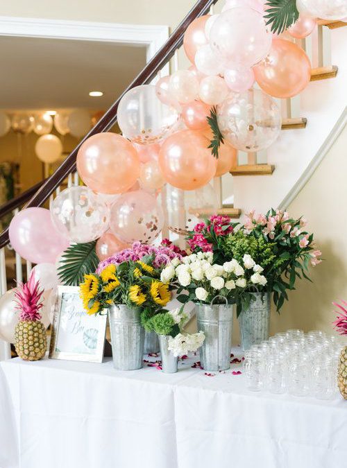 Playful Flower Bar with Balloons