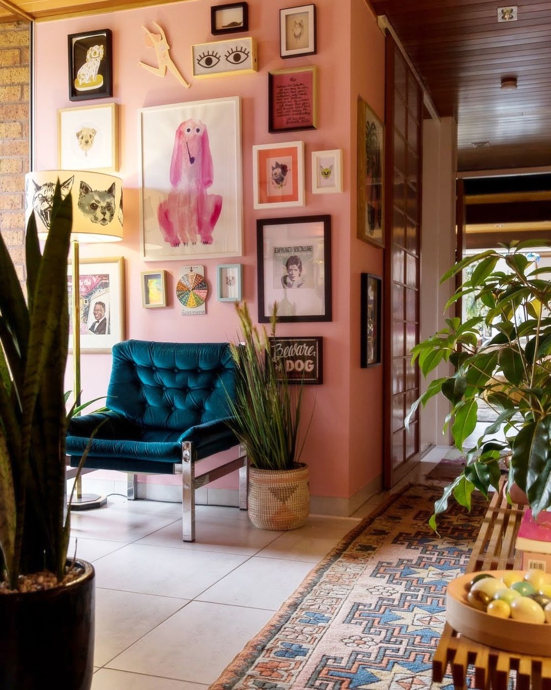 Playful Pink Retro Room
