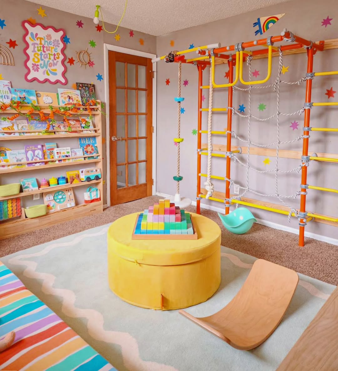 Playroom With Bold Colors