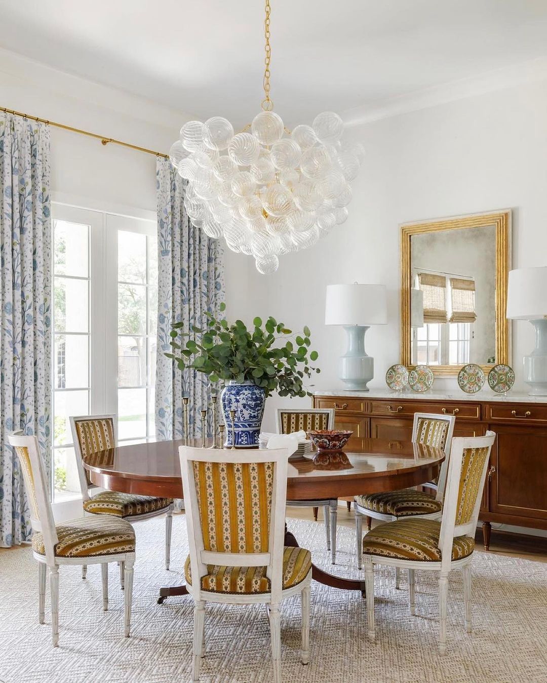 6. Classic Elegance with Blue and White Porcelain