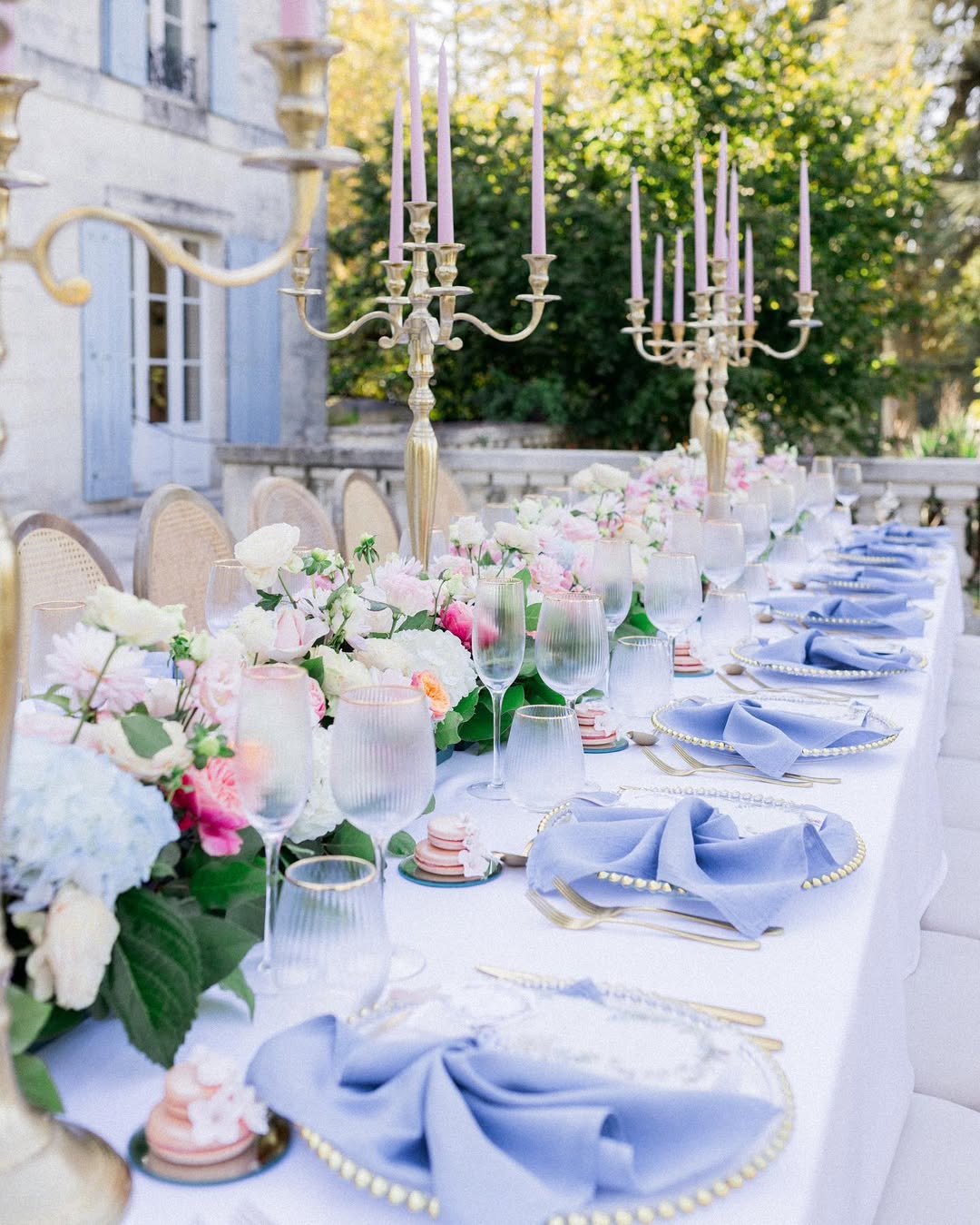 Powder Blue Napkins