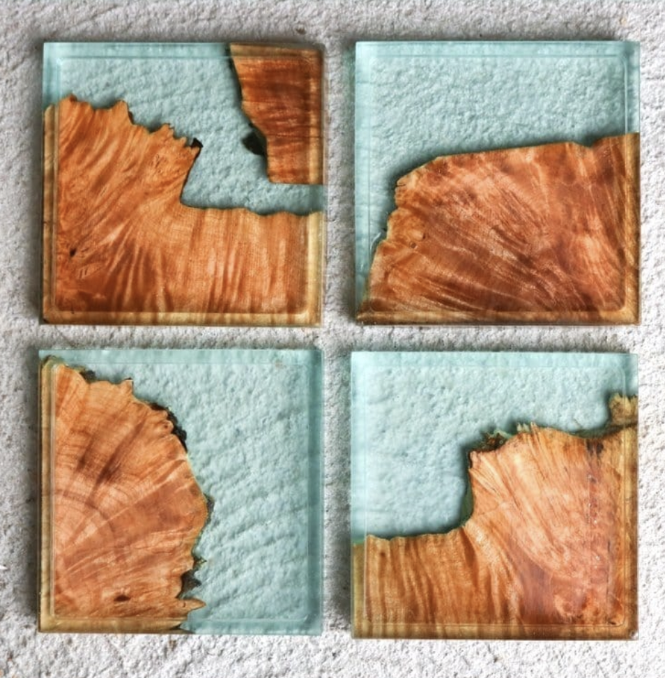 Quick DIY Fabric Scrap Coasters