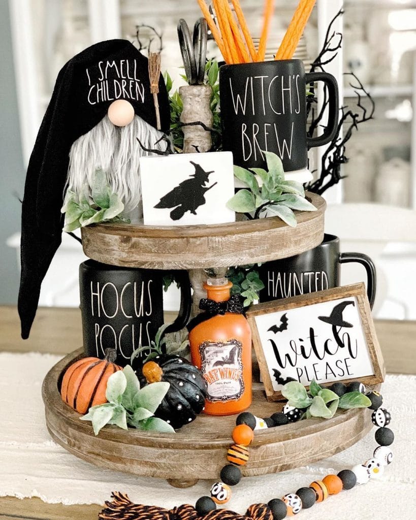 Rae Dunn Halloween Decor