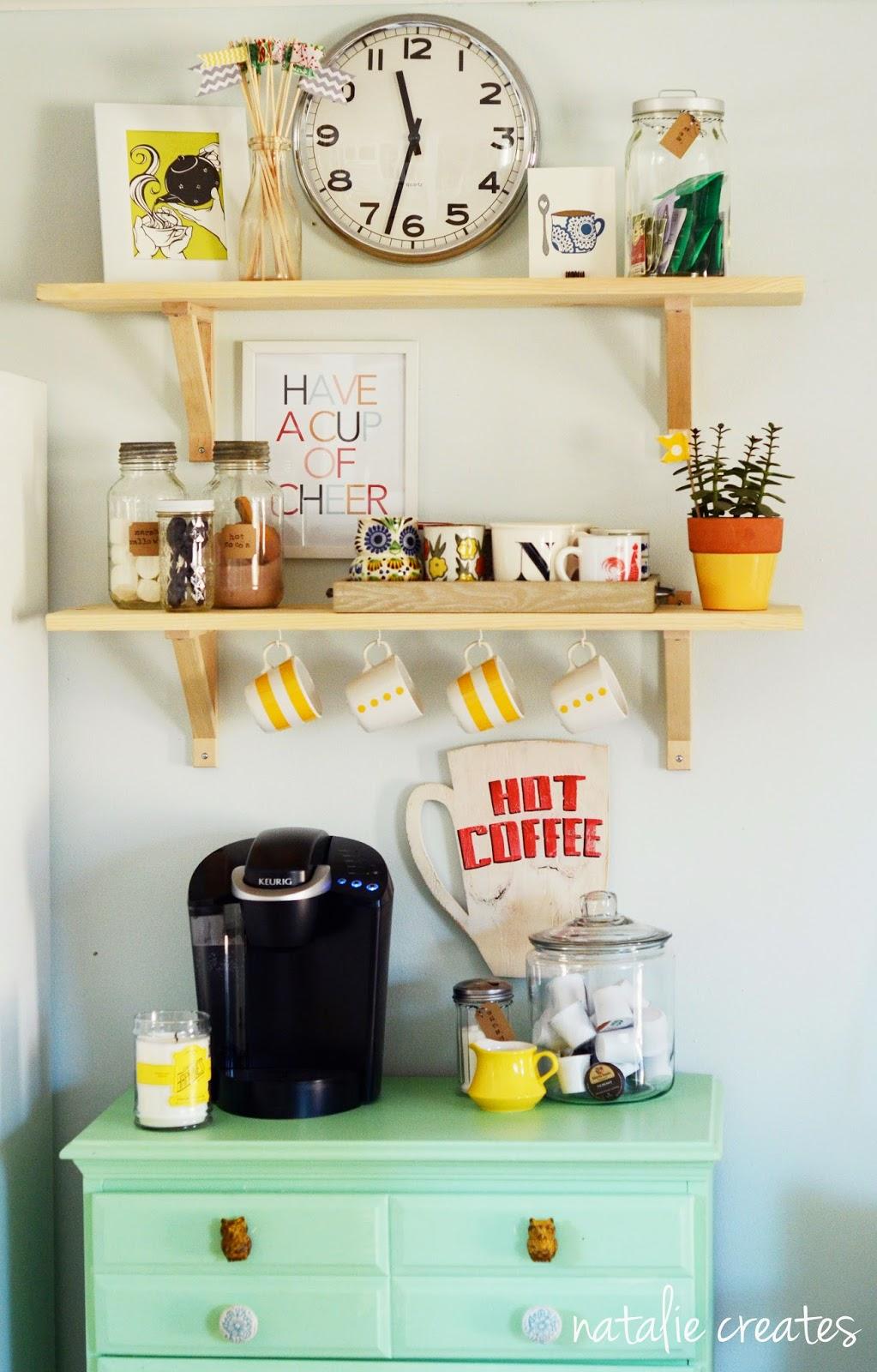 Remodeled Dresser Coffee Bar