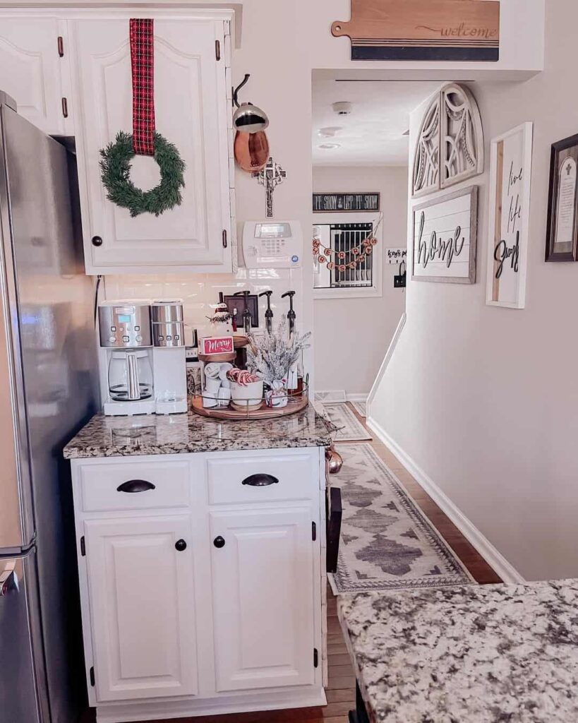 Repurposed Mini Island Coffee Bar