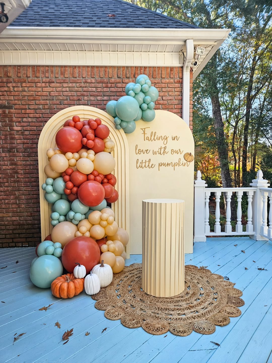 Retro Autumn Baby Shower Colors