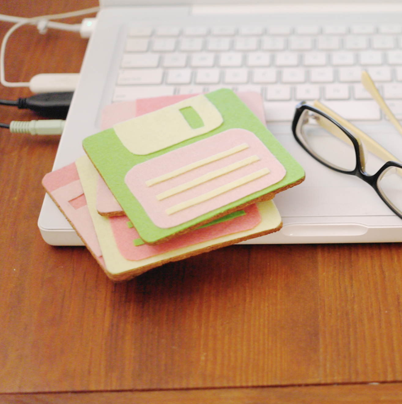 Retro Floppy Disc Coaster