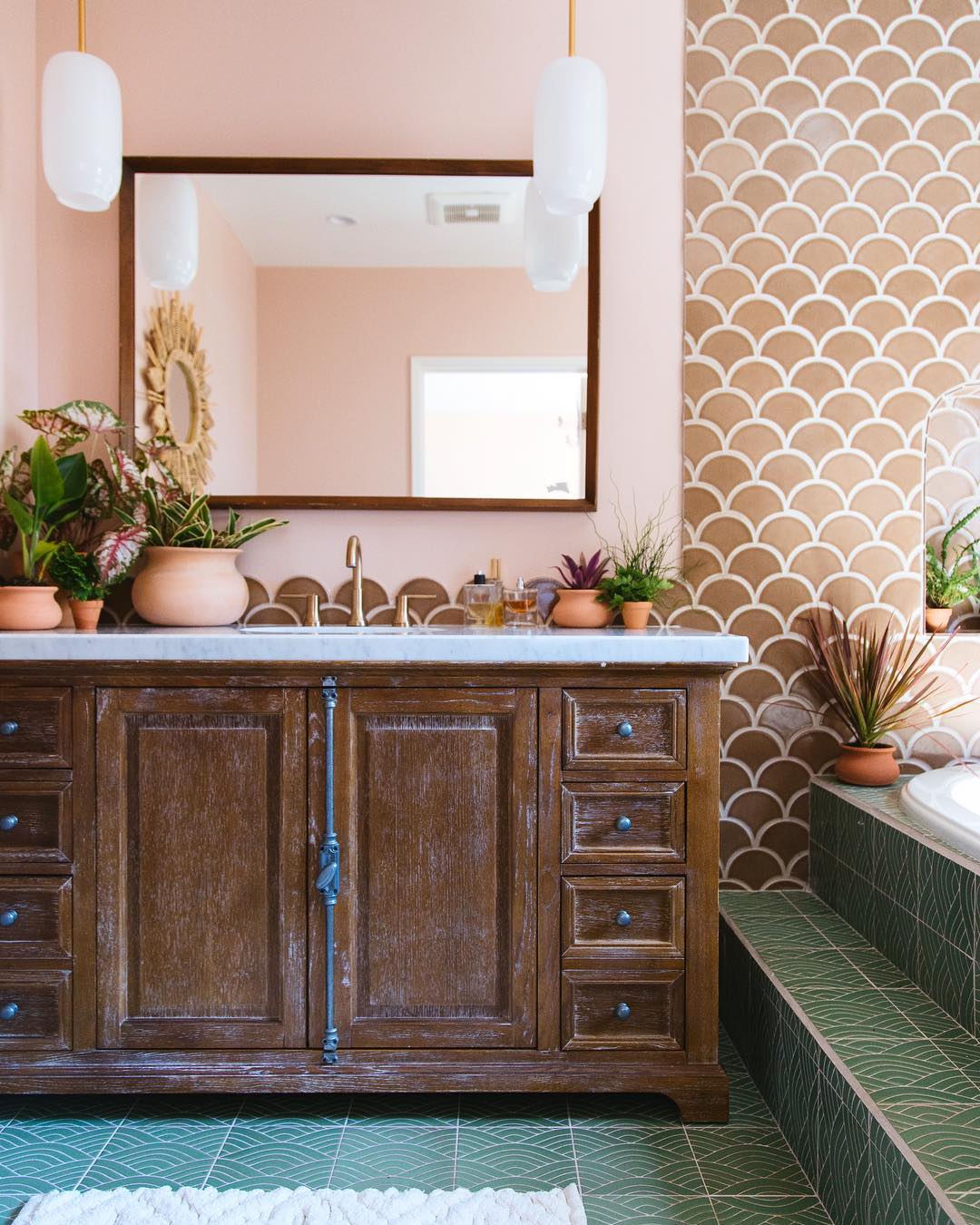 Retro Elegance with Organic Patterns