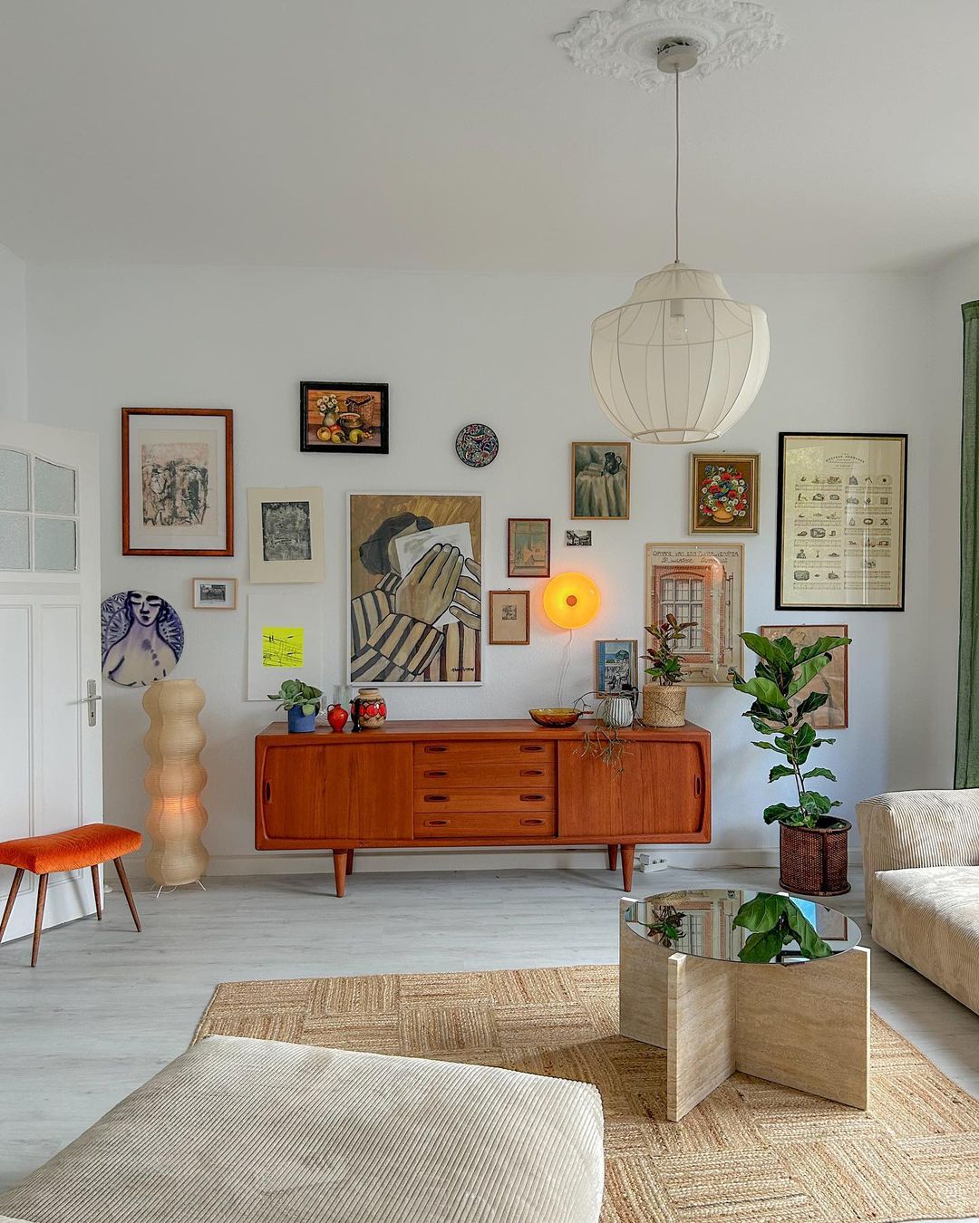 Retro Warmth and Artistic Layers