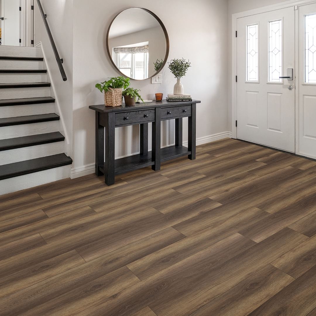Rich Deep Warm Brown Espresso LVP Flooring