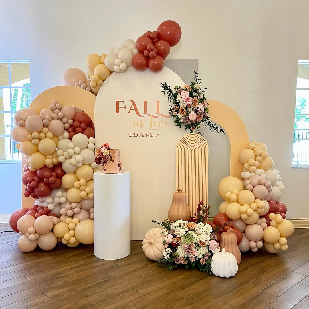 Romantic Autumn Fall Baby Shower