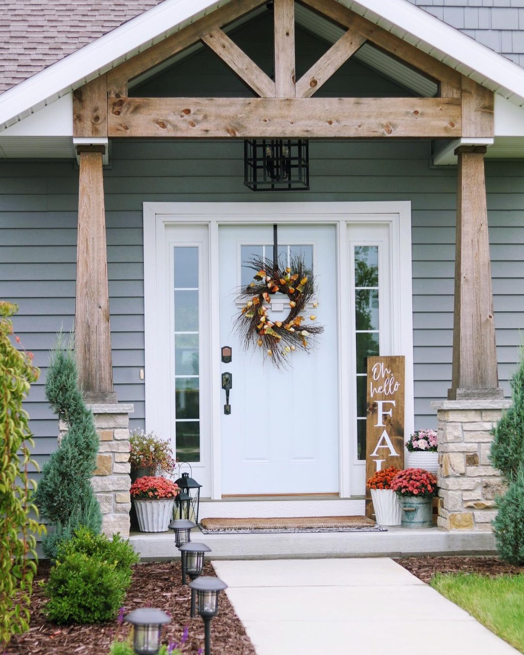 Autumnal Rustic Welcome