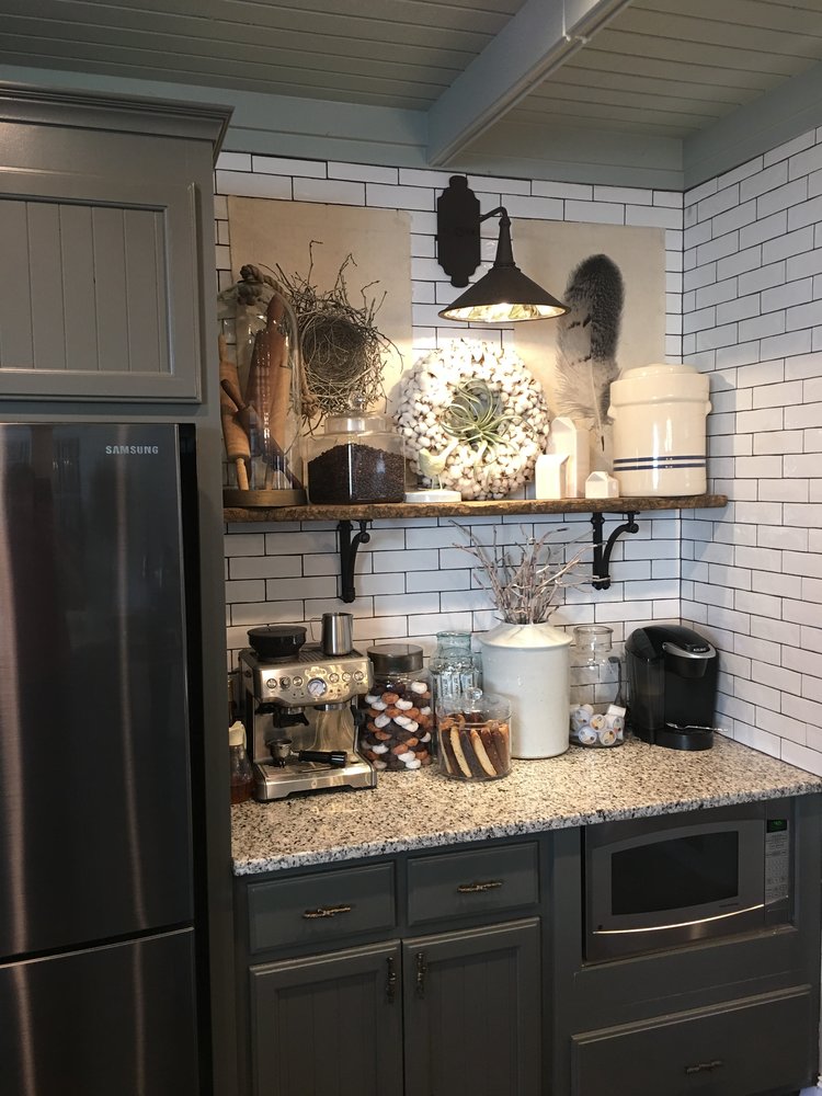 Rustic Farmhouse Luxury Coffee Station