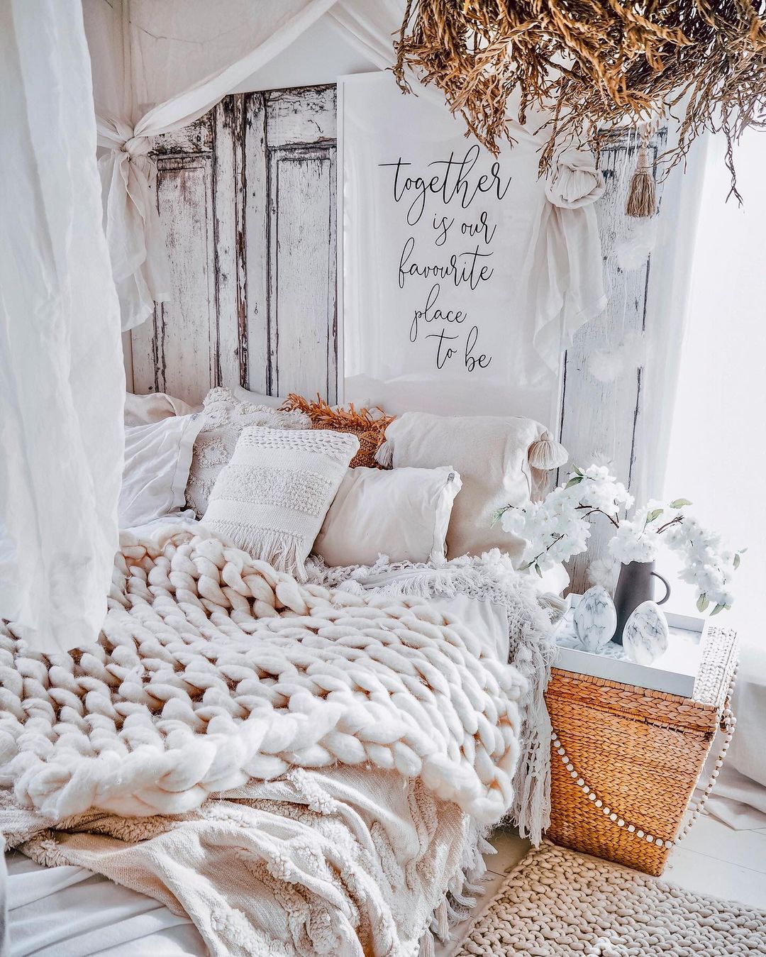 Rustic Hygge Bedroom