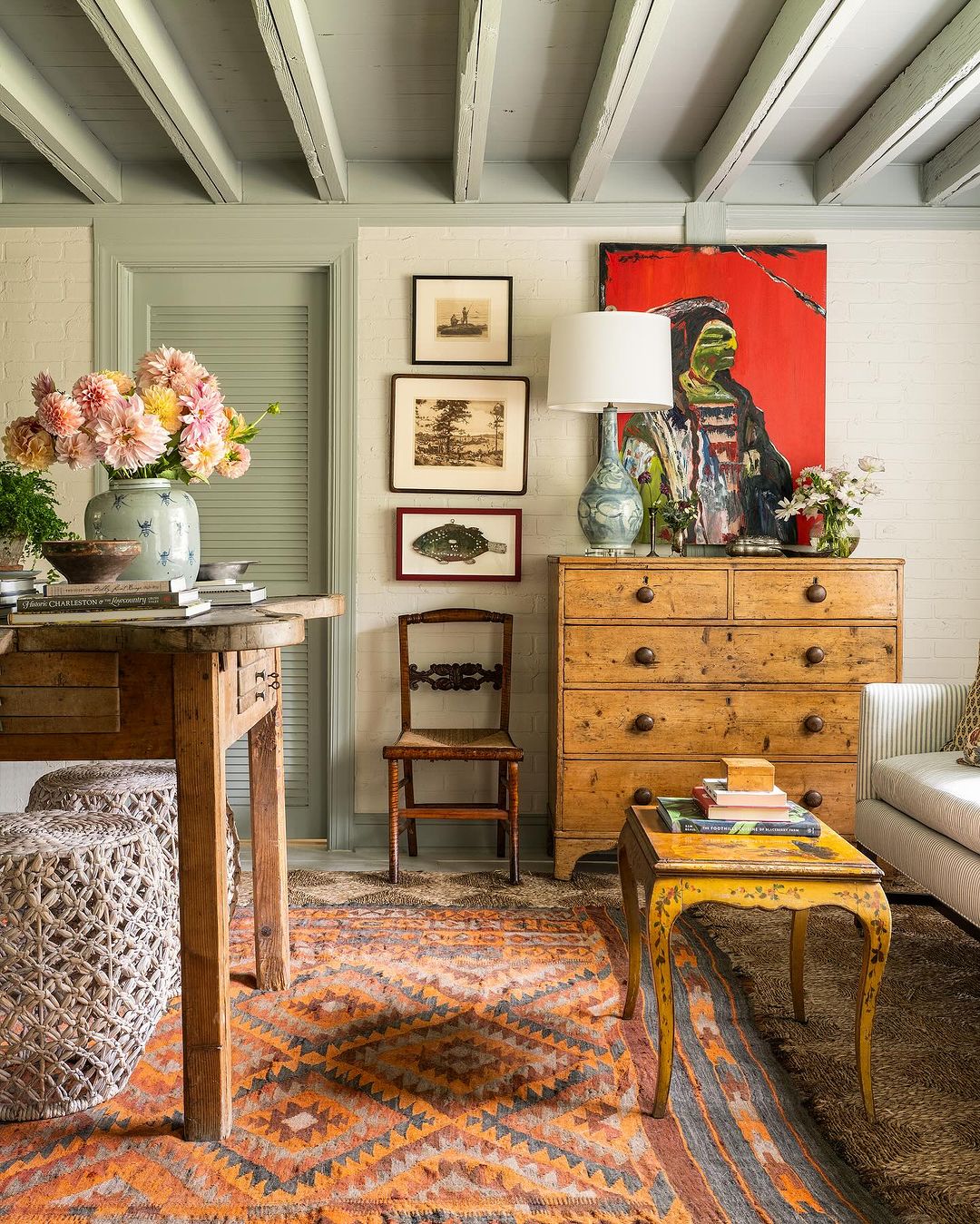 Rustic Modern Art Room
