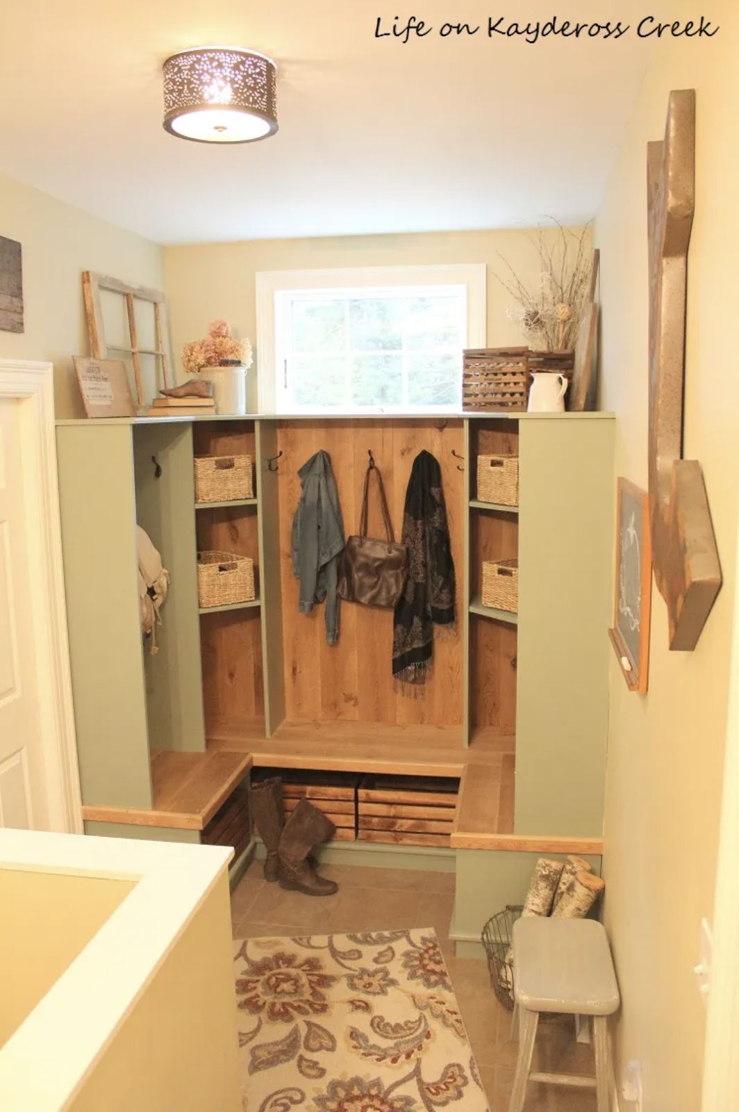 Rustic Mudroom