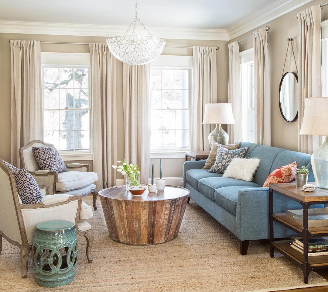 Rustic Neutral Living Room