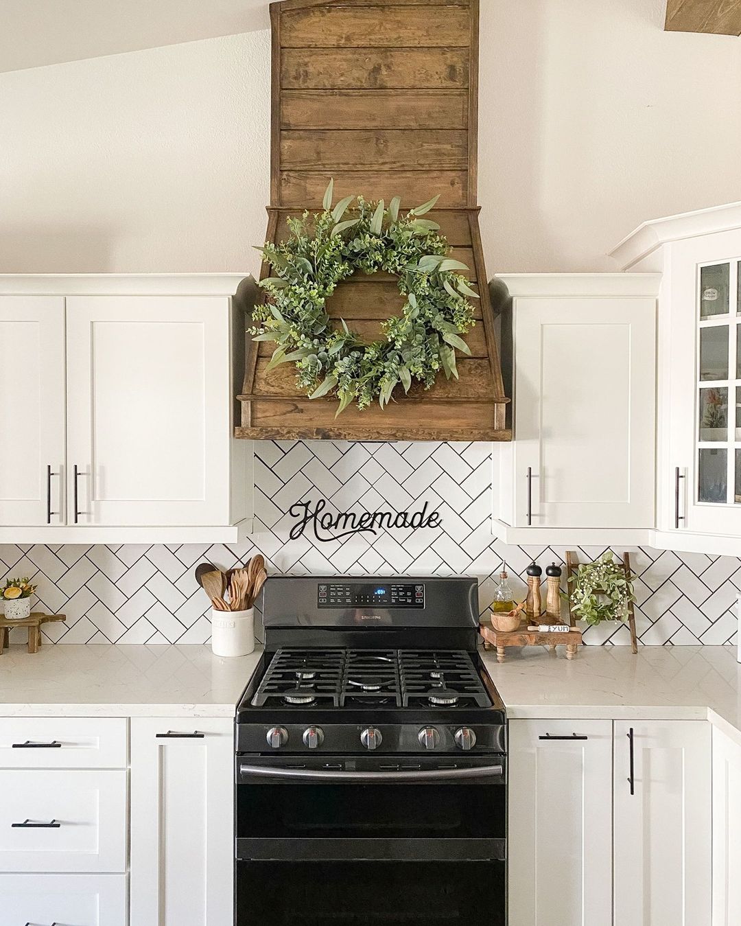 Rustic Wood and Greenery