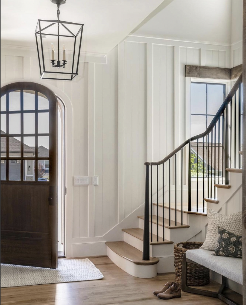 Rustic Wood Staircase