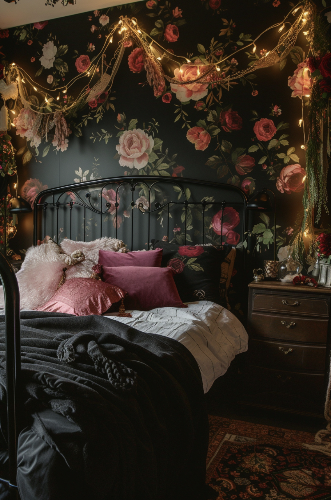 Floral Gothic Elegance