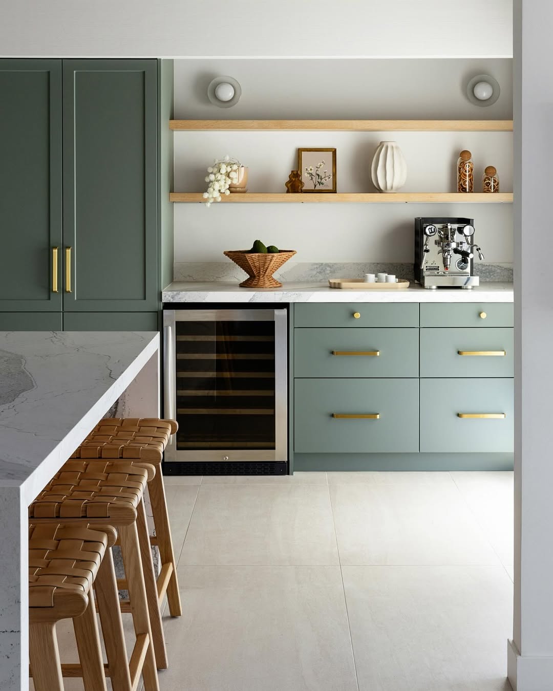 Sage and Brass IKEA Kitchen Style