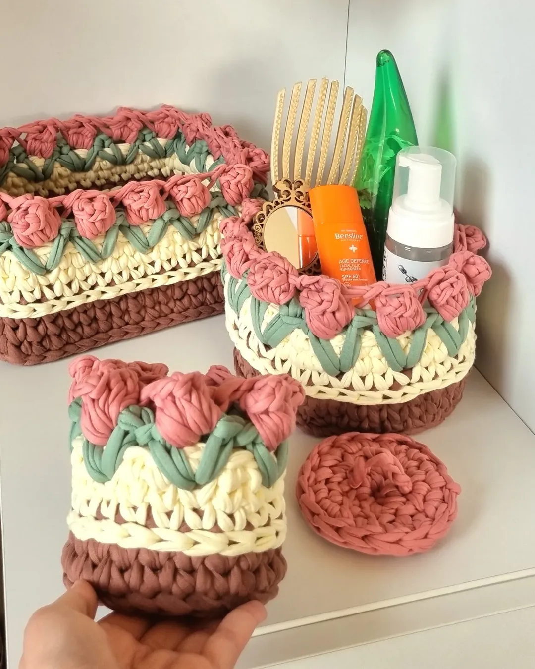Sellable Bloom-Topped Baskets