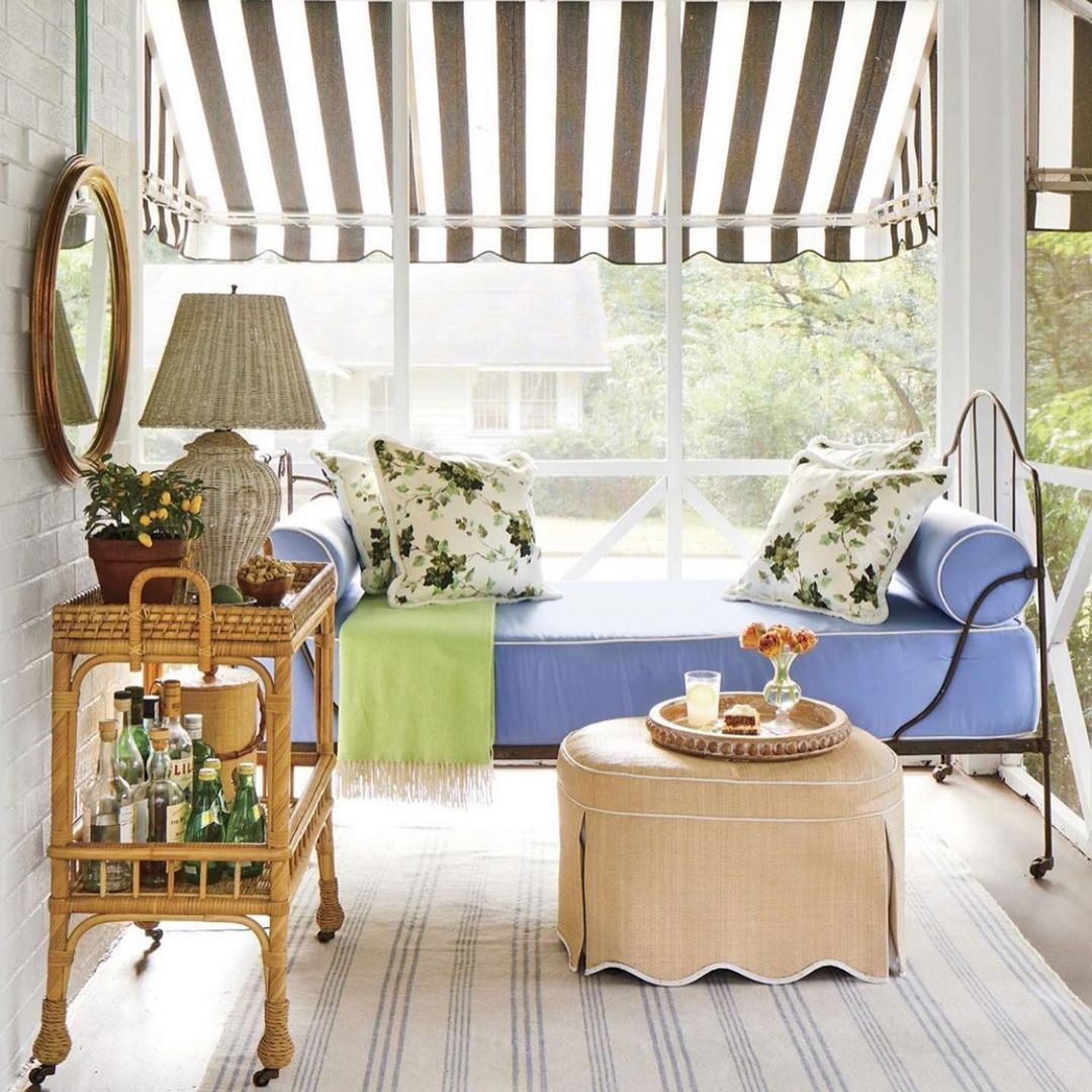 Enclosed Porch Serenity - Front Porch Design