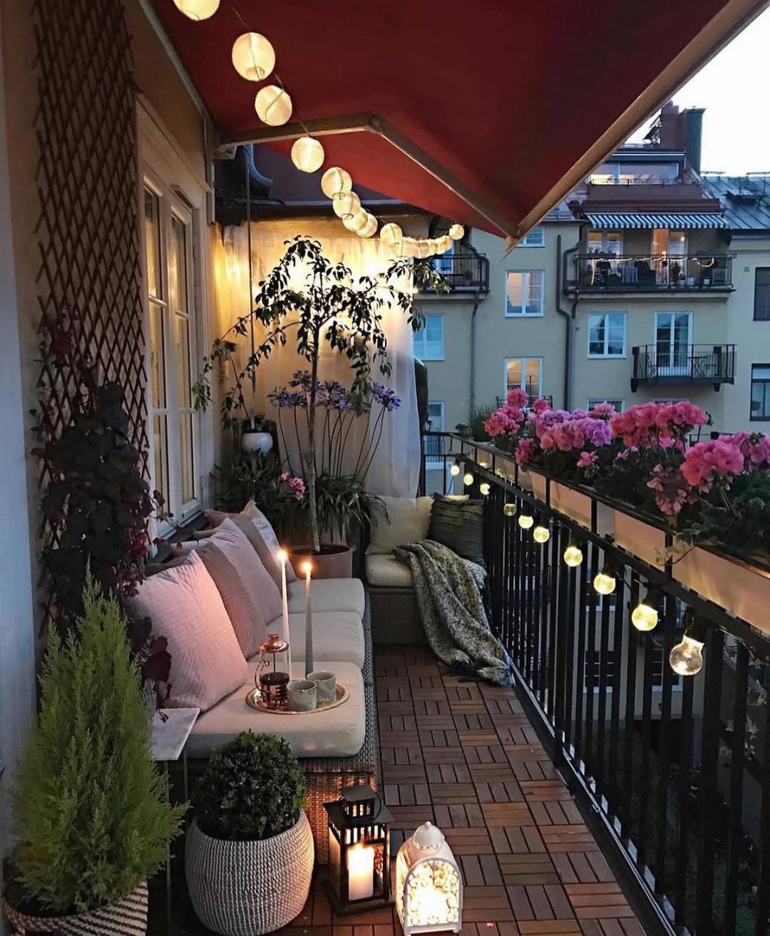 Serene Mediterranean Balcony