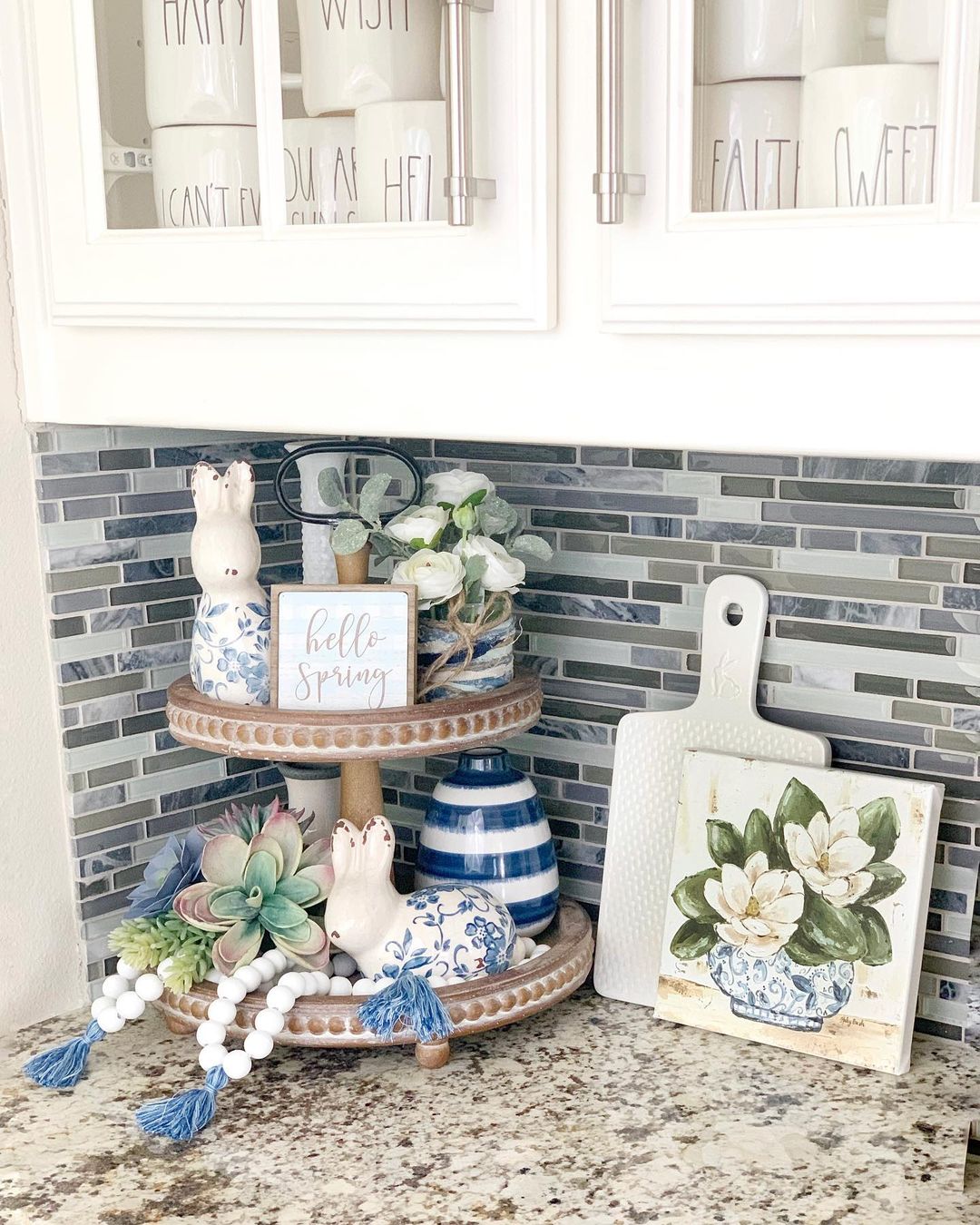 Serene Spring Harmony Tray