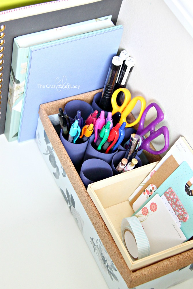 Shoebox Organizer for the Desk