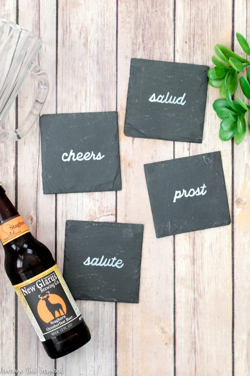 Slate Coasters for a DIY Project
