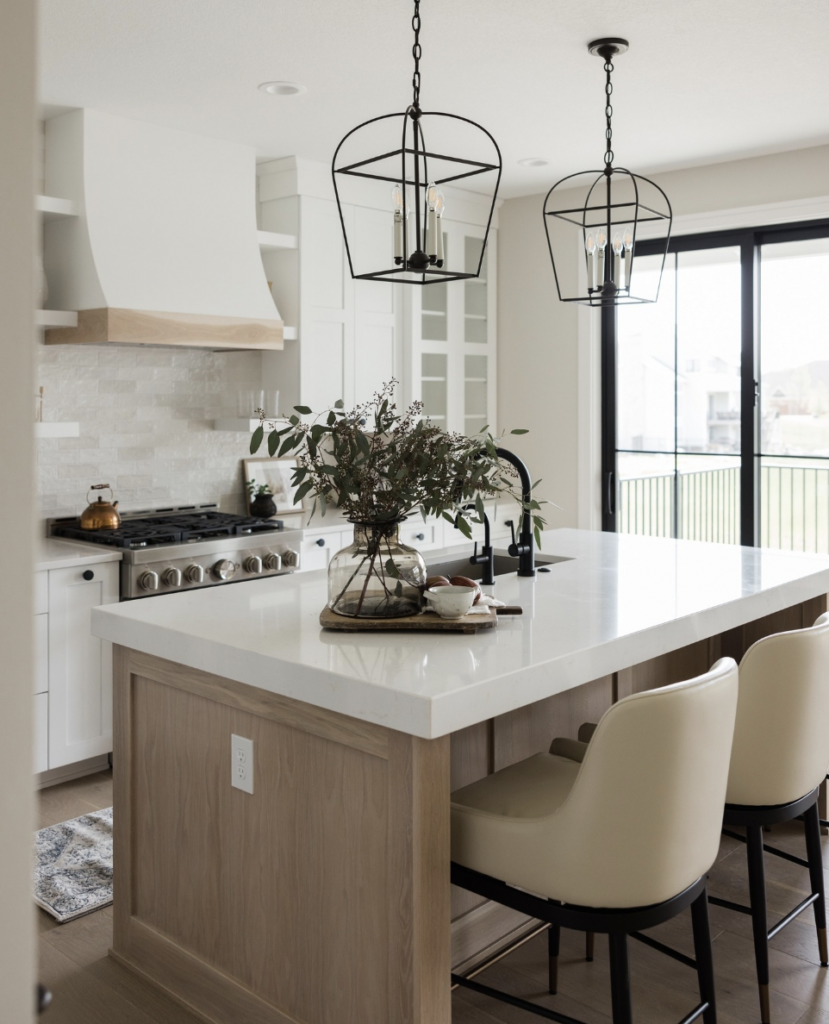 Small Black Kitchen Chandelier