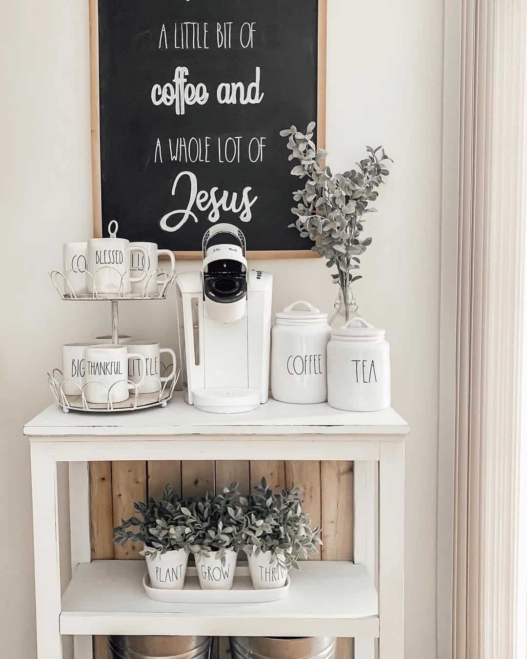Small Dining Room Coffee Bar