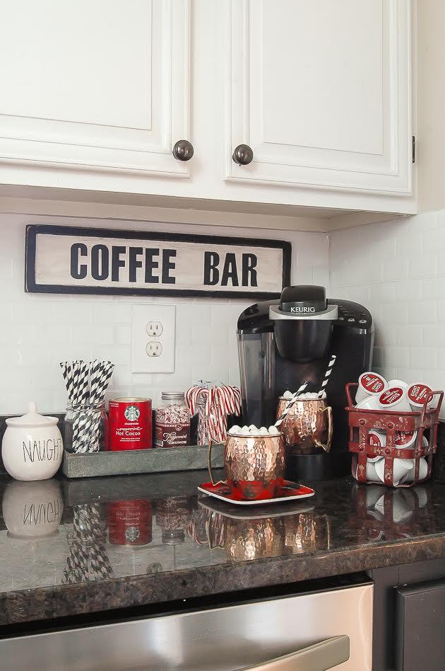 Small Festive Coffee Bar