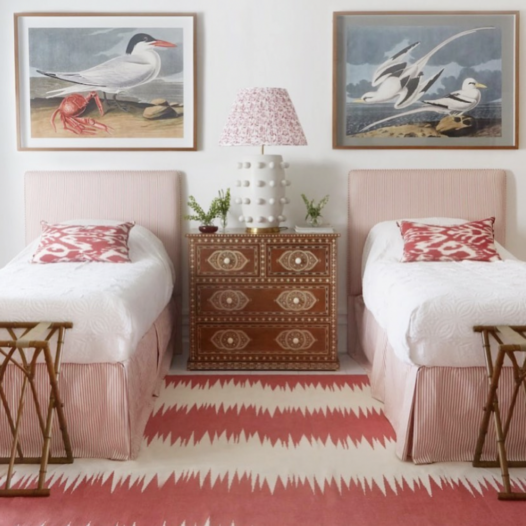 Small Pink Twin Bedroom