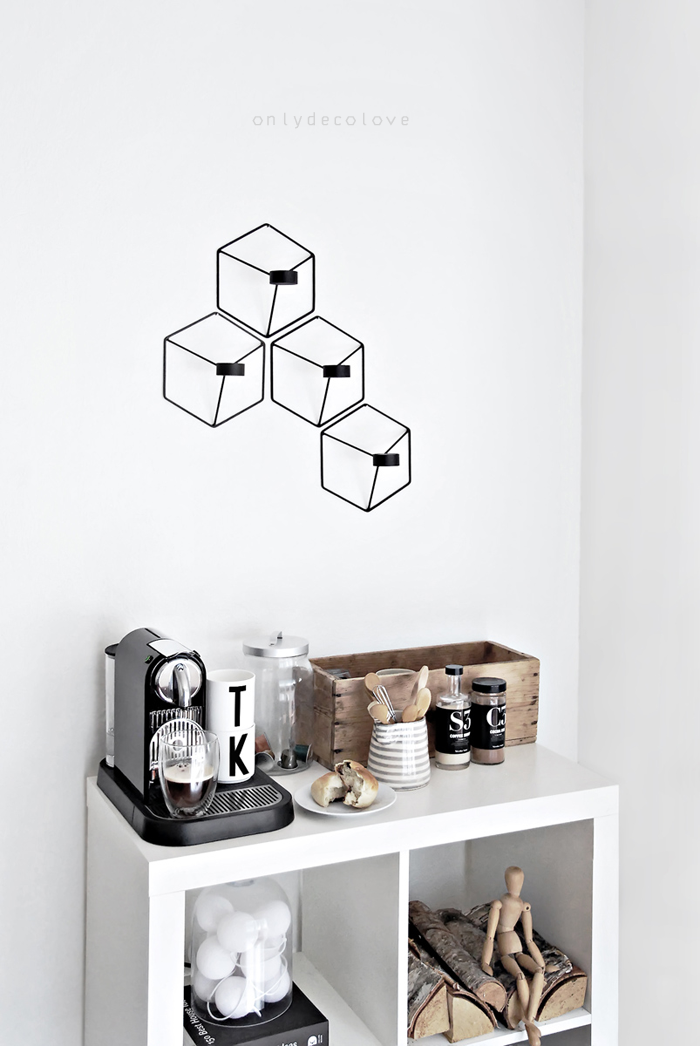Small Scandinavian Coffee Table with Nordic Decor