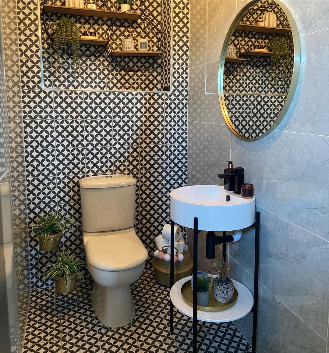 Bold Tiles And Chic Accents