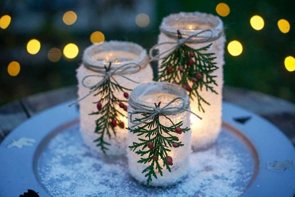christmas vibes mason jar crafts