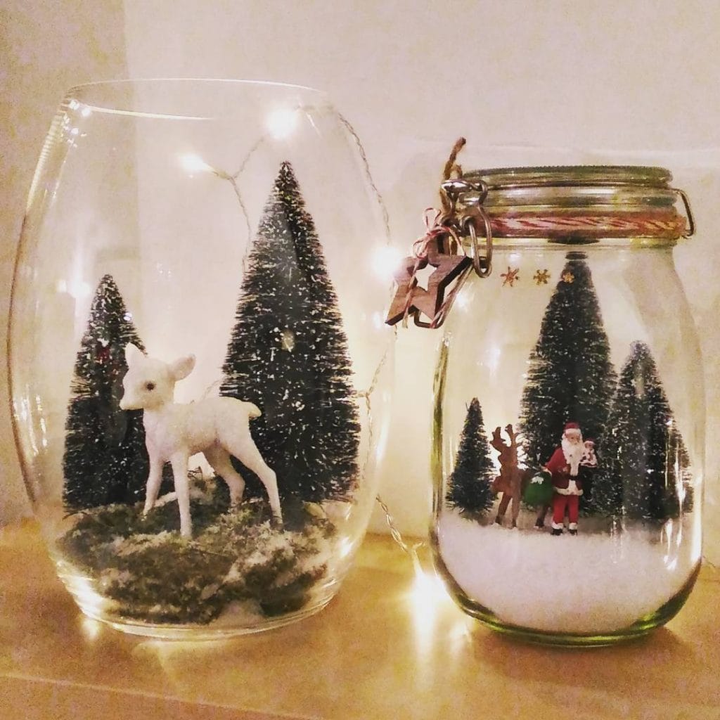 Snowy Jar Scene