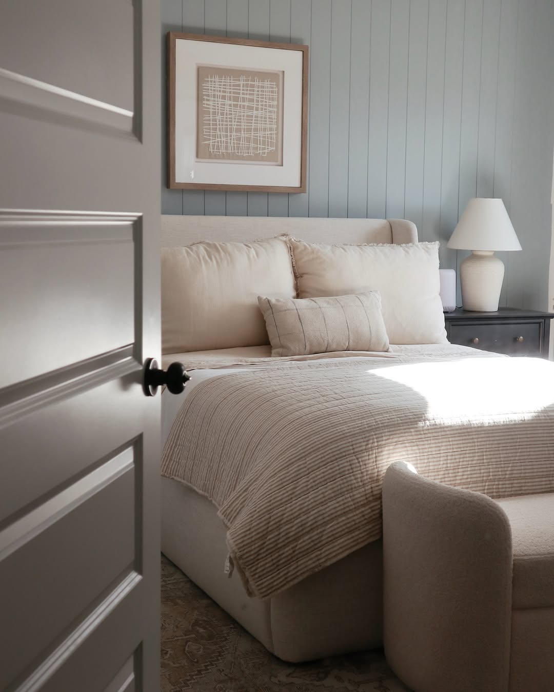 Soft Blue Bedding