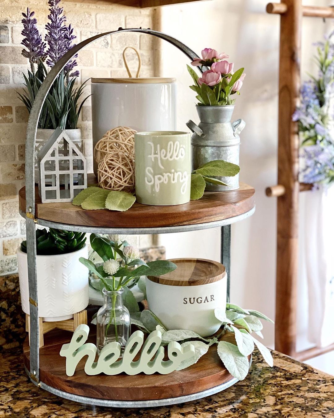 Spring Garden-Inspired Tray