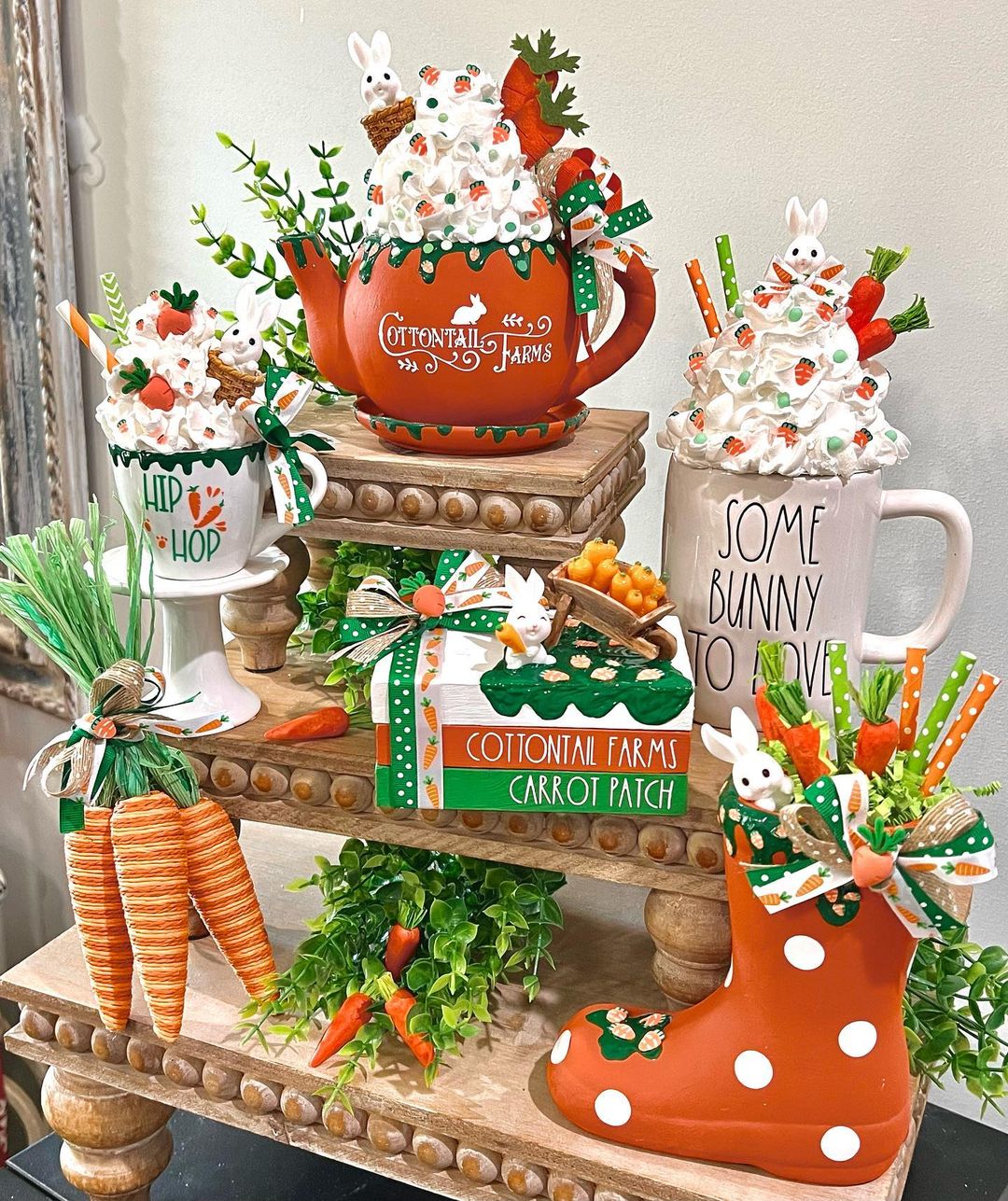 Spring Harvest Bunny Display