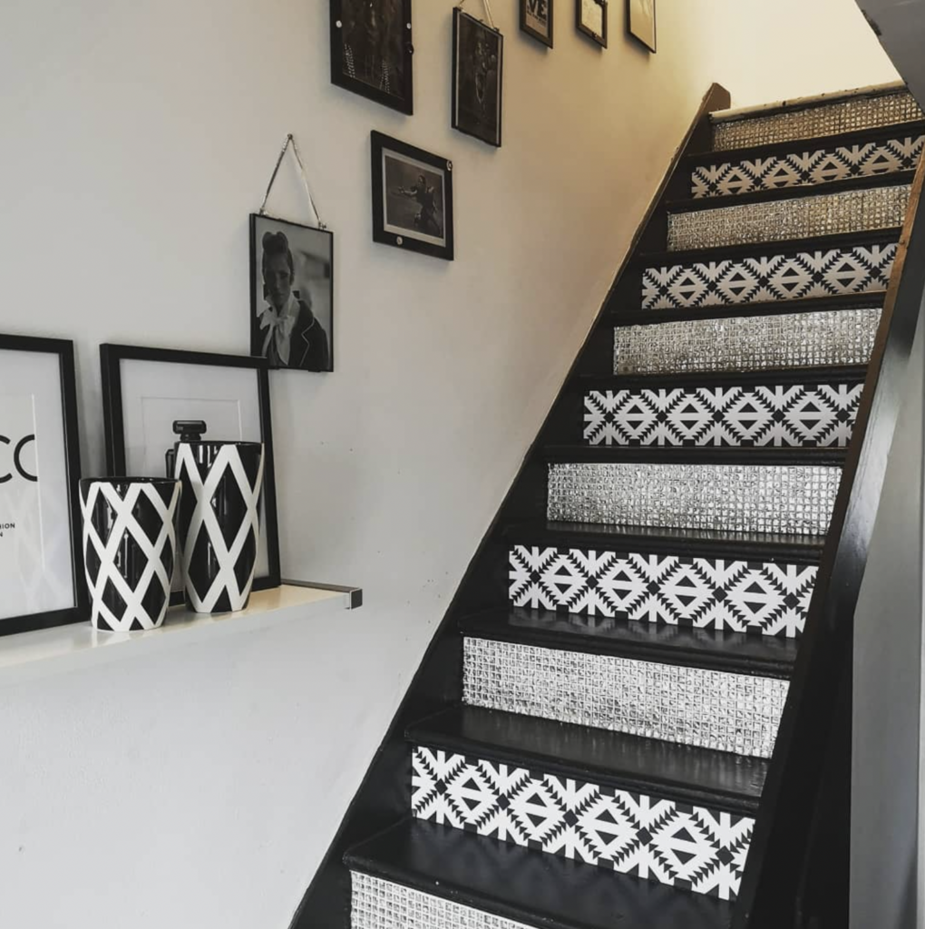 Stained Black Staircase