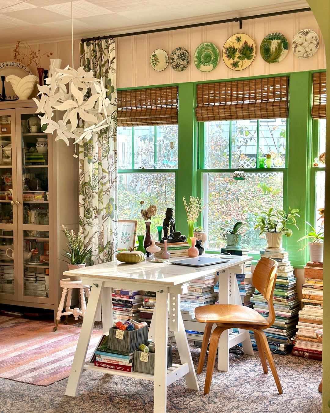 Statuary Studio with Books and Sunlight
