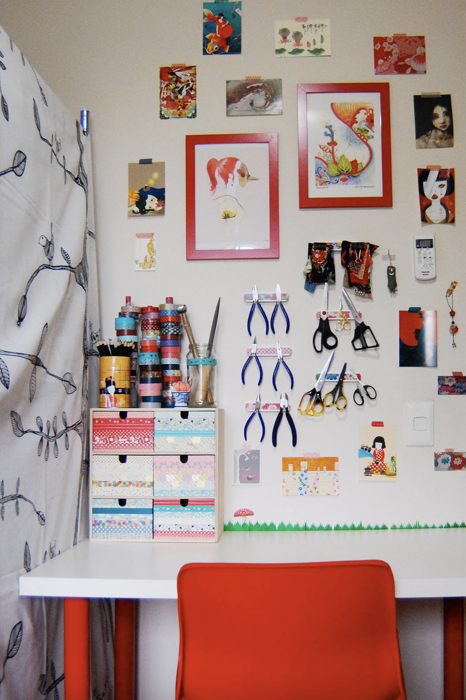 Studio Corner with Washi Tape