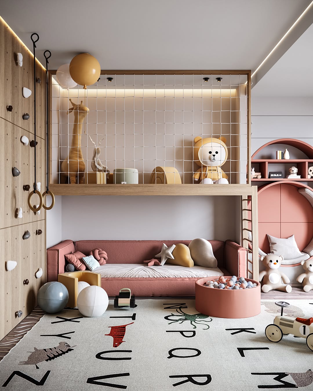 Stylish Playroom With A Learning Twist